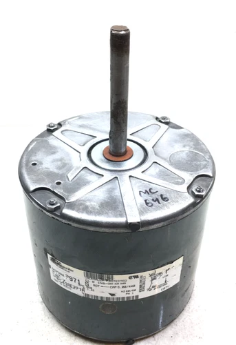 GE 5KCP39NFP971S Condenser Motor HC41AE221A 200/240V 1/4HP 850 RPM used #MC646