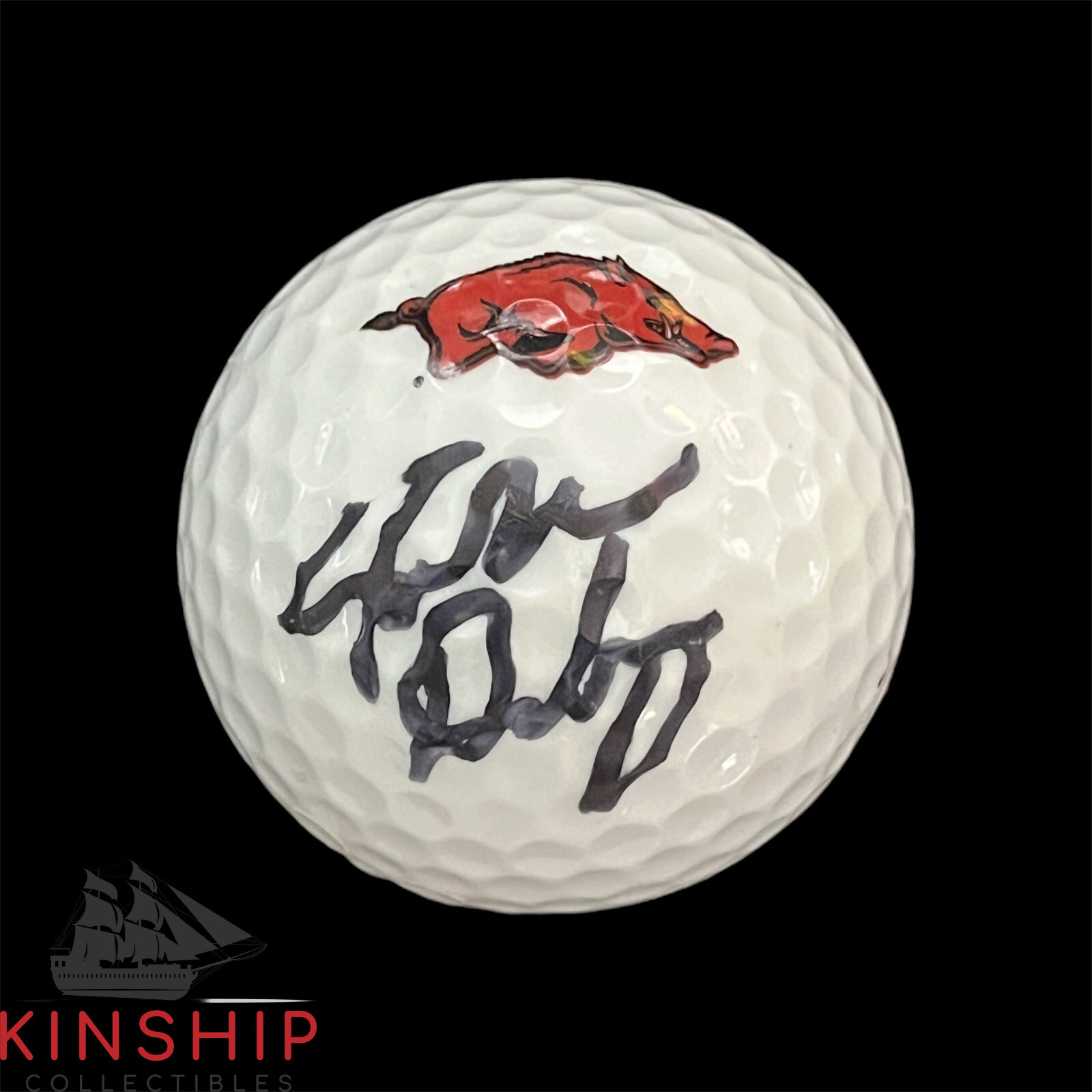 John Daly Autographed Signed Arkansas Logo Golf Ball JSA COA Rare PGA Masters Auto A3203 