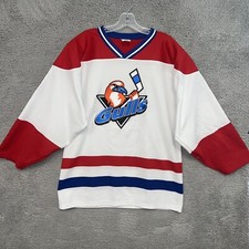 VTG San Diego Long Island Gulls Jersey Size S Athletic Knit AHL NHL Anaheim Duck