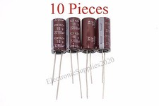 10 pcs Capacitor Nippon 2200uF 10v 105C 10x25mm. Radial. US Seller