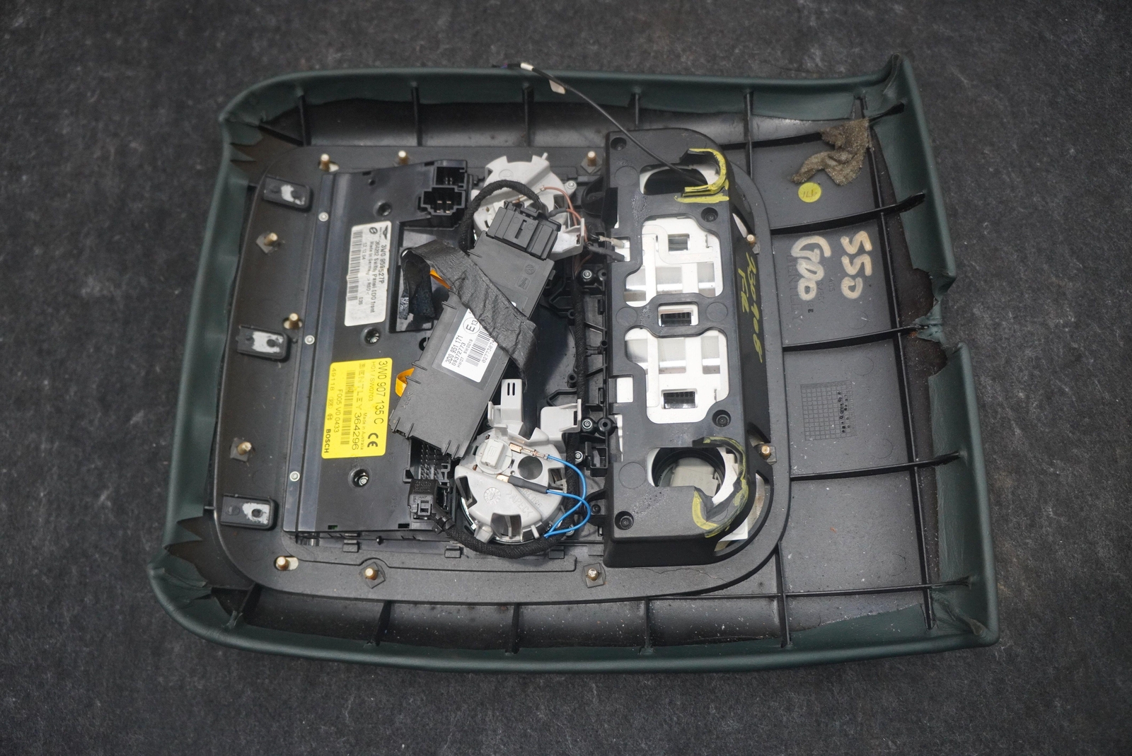 Front Roof Console Dome Light Green 3W0959527P Bentley Continental GT 2005 *NOTE
