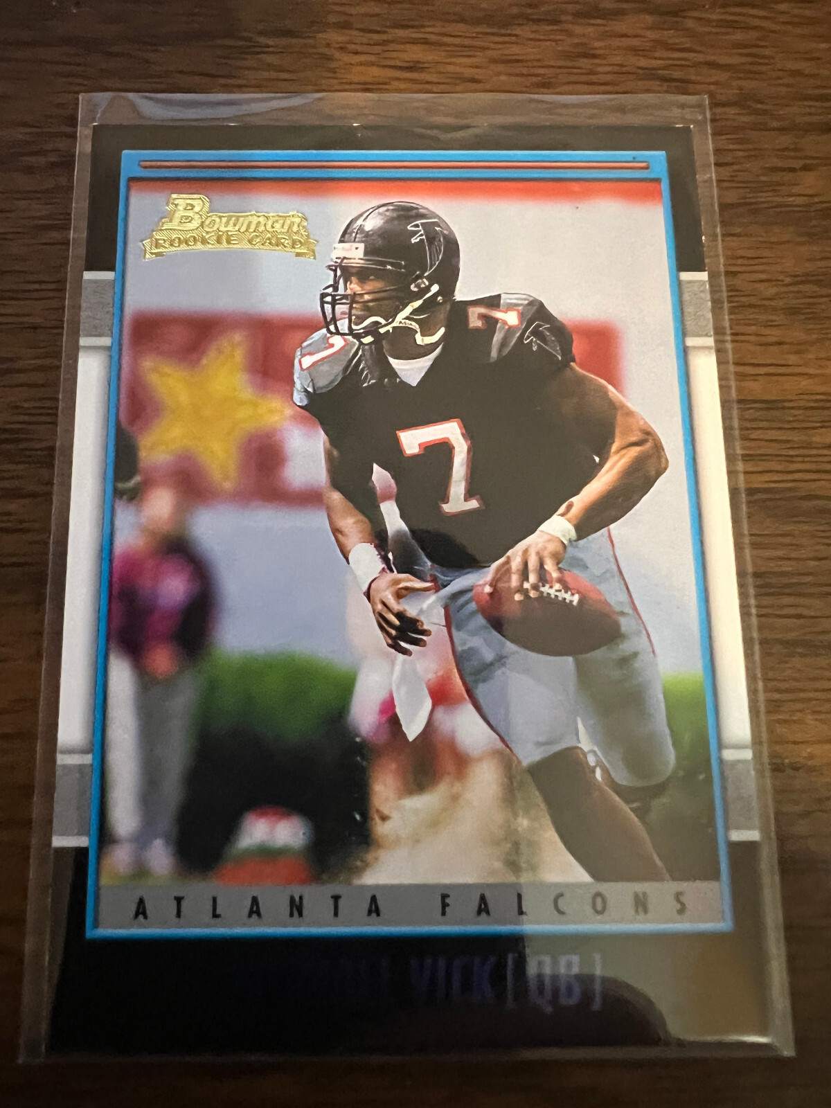 2001 Bowman #200 Michael Vick Atlanta Falcons Rookie Card