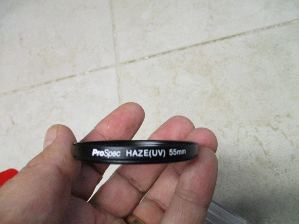 VTG Camera Filter Lens Lot Konica 460 UV Prospec Haze Vivitar red 49mm SL39.3C - Image 4 of 4