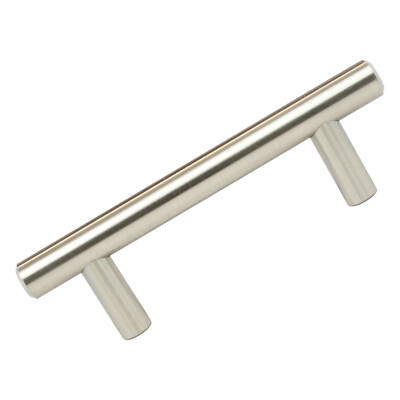 10x ROK 3'' Center Brushed Nickel Kitchen Cabinet Drawer Bar Handle Pull 4-9/16''