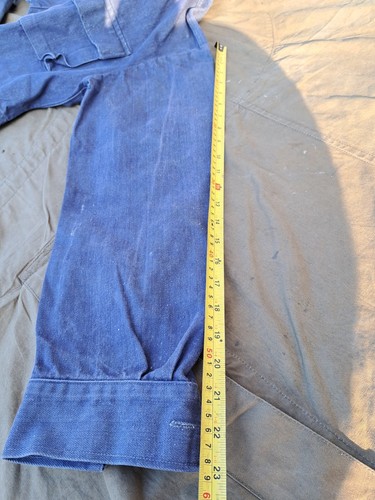 Soviet russian army field blue jacket afganka jeans fabric size 46-4 new - Picture 7 of 11