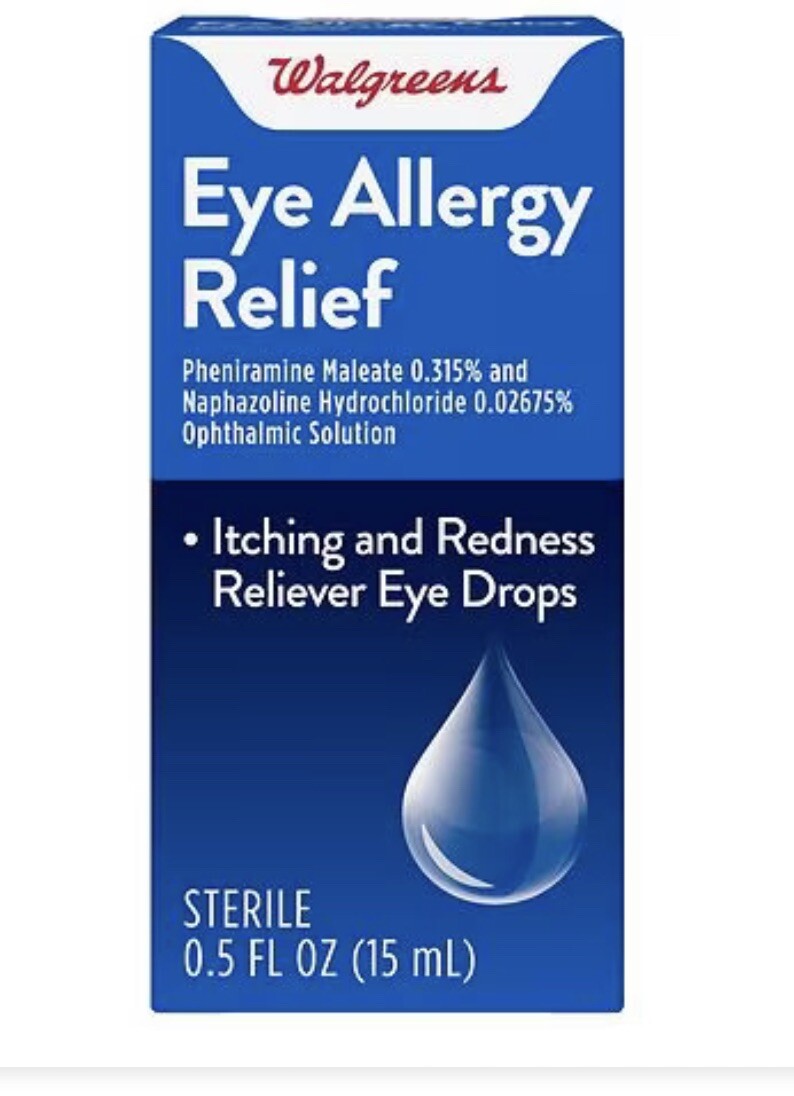 Walgreens Eye Allergy Relief Drops. 6 pack eBay