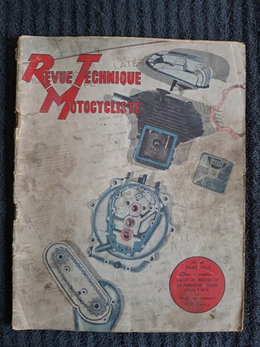 Revue Technique Motocycliste 56 1952 étude Jonghi H 250 , CR salon