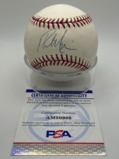 Phil Nevin Astros Tigers Padres Signed Autograph OMLB Baseball PSA DNA