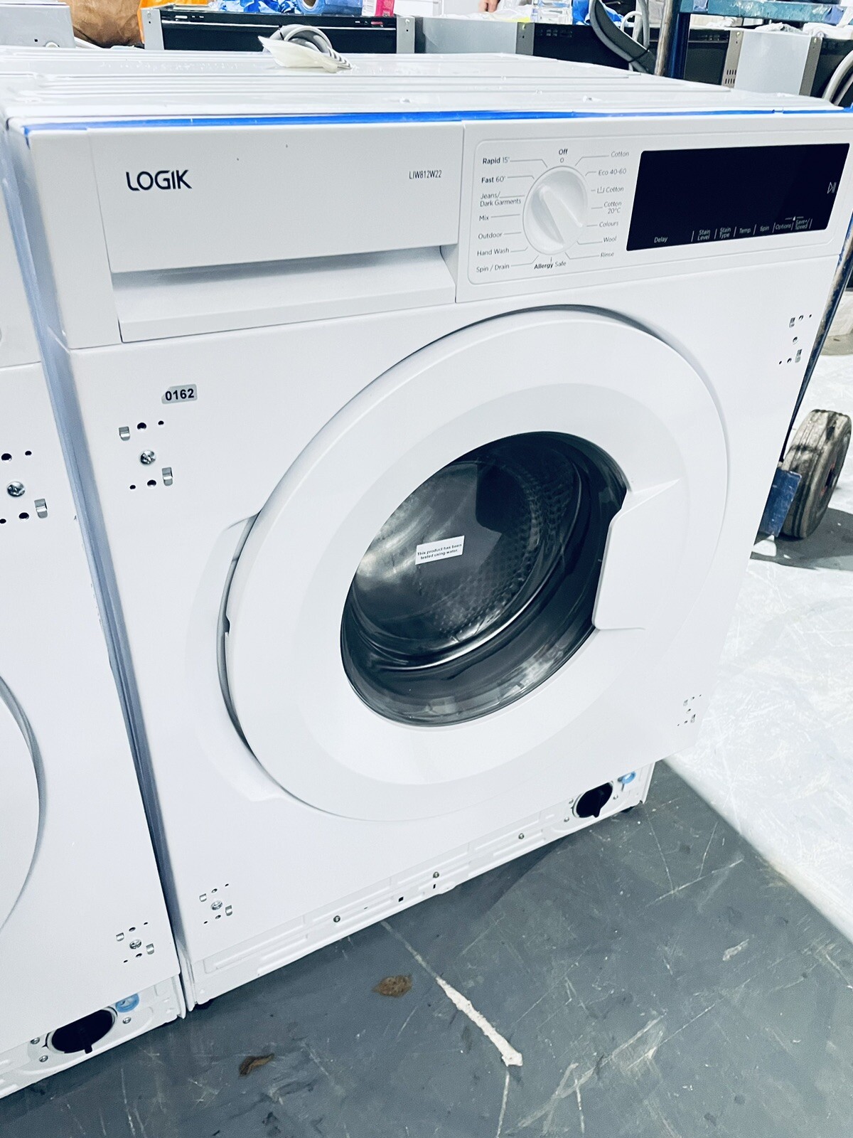 LOGIK  LIW812W22 Integrated 8 kg 1200 Spin Washing Machine/ENERGY A/N0162