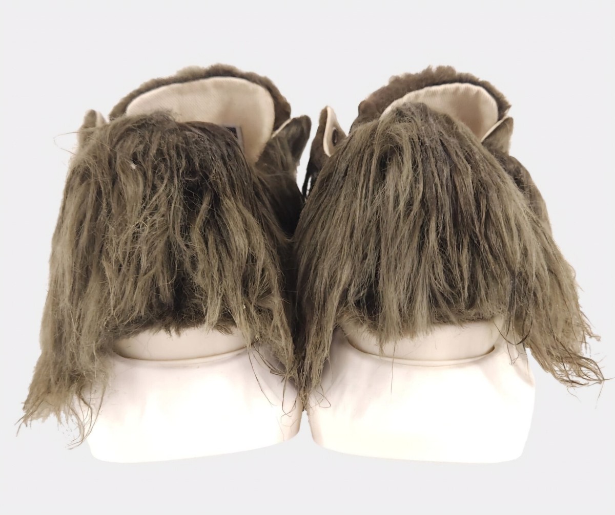 Rick Owens DRKSHDW Abstract Low Faux-fur Sneakers 39.5 U 6.5 Rick Owens DRKSHDW Abstract Low Faux-fur Sneakers 39.5 U 6.5