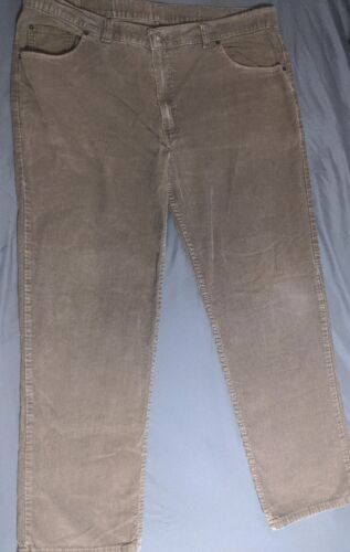 BOSS Hugo Boss Corduroy Pants Men's 40x32 Brown 100% Cotton - Picture 1 of 5