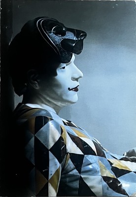 Harlequin Post Card Fine Art Sculpture Marble Masterpiece 