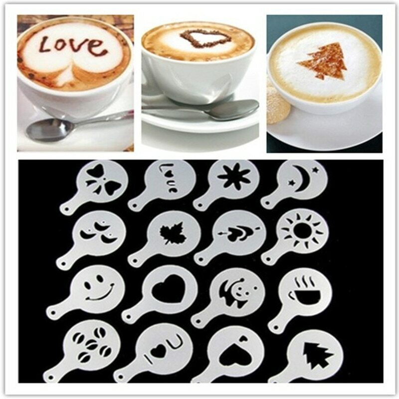 Kitchen Accessories 16Pcs/Set Fancy Kitchenware Coffee Print