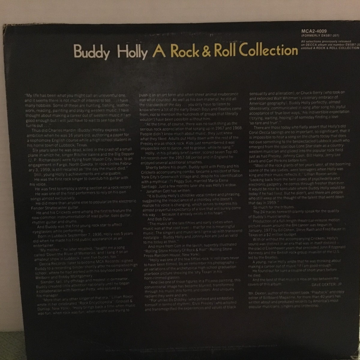 BUDDY HOLLY LP- A ROCK & ROLL COLLECTION - | eBay