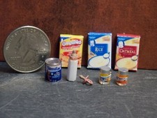 Dollhouse Miniature Baby Food Set Pink Bottle 1:12 in scale D95 Dollys Gallery