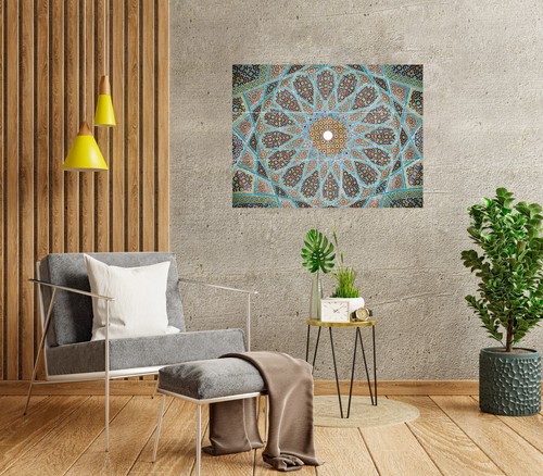 Mosaik Keramik Tafel arabisches Muster arabische Kunstdekoration Backsplash Fliese Wandbild - Bild 2 von 6