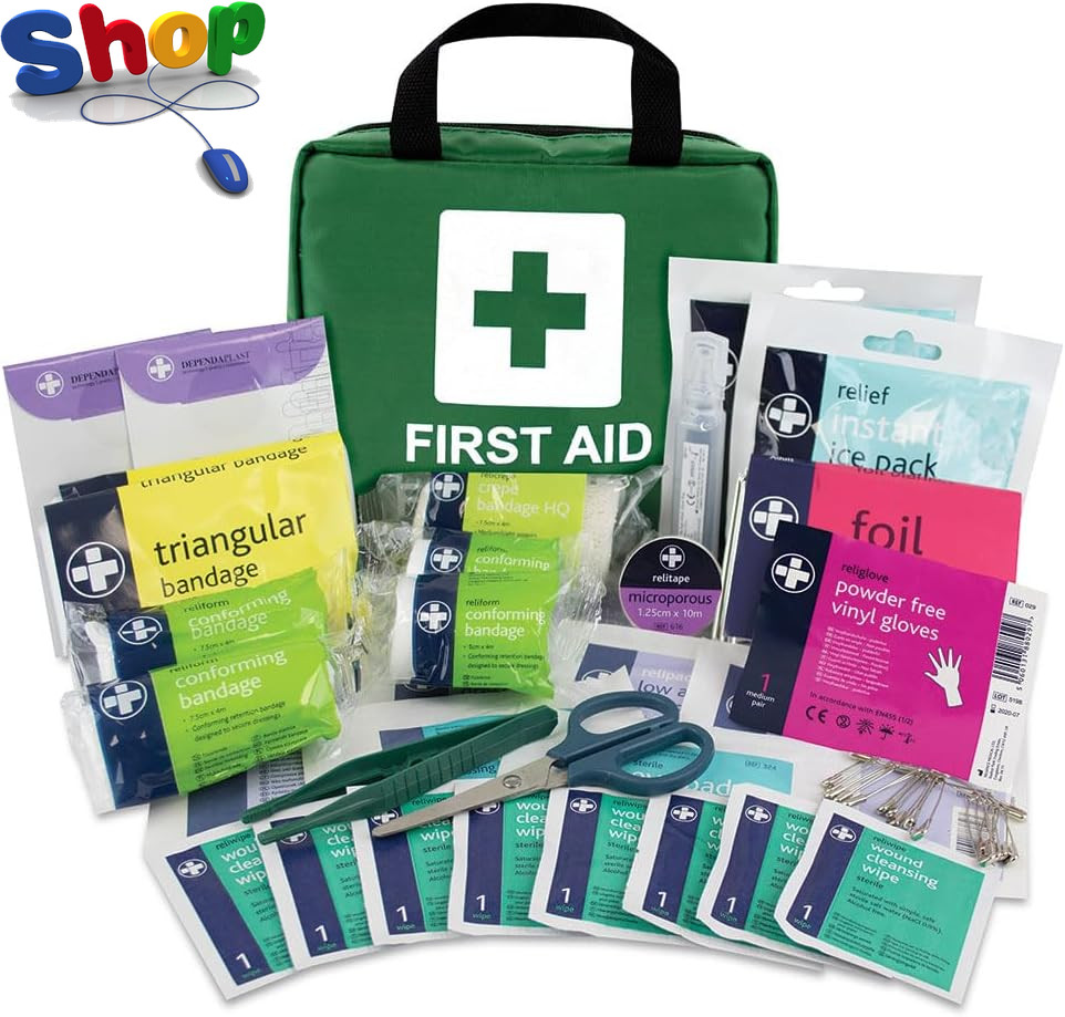 Lewis - Plast  Premium  First  Aid  Kit  for  Home  Car  Holiday  and  Workplace