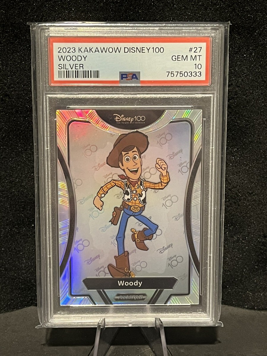 2023 Kakawow Phantom Disney Woody #27 Toy Story Silver Holo PSA 10