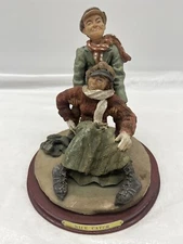 Rare Vintage Marlo Collection by Artmark Figure NICE CATCH Figurine Decor 6.5"