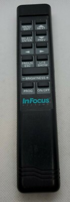 Genuine OEM InFocus Systems Projector Remote Control 590010200 590-0102-00