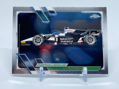 2021 Topps Chrome Formula 1 Christian Lundgaard F2 Racing #137 Art