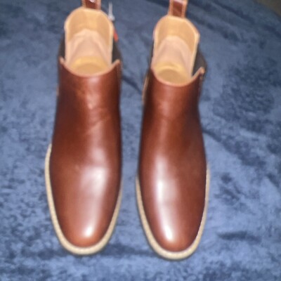 Deer Stags Men\'s Rockland Chelsea Boots in Redwood Color- Size 8 Deer Stags Men main image 2