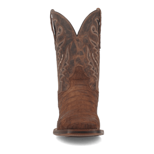 DAN POST Men's MICKEY DP4896 11" Caiman Western Boot, Leather Tan, Size 9 EW - Picture 5 of 10