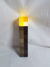 Minecraft Battery Light Up Torch Mojang Think Geek Carry or Wall Mount
