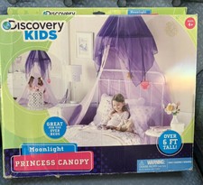 PRINCESS CANOPY MOONLIGHT PINK/PURPLE DISCOVERY KIDS PRETEND SUPER CUTE FUN!!