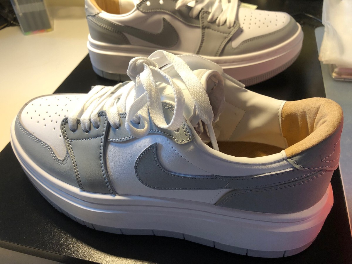 Size 9 MENS - Jordan 1 Low Elevate Wolf Gray 2022