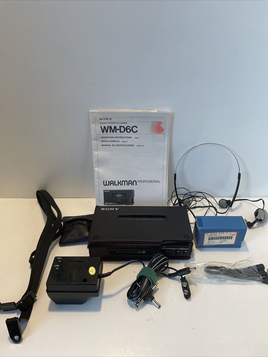 SONY Walkman Professional WM-D6C High Quality Sound Model SONY Walkman Professional WM-D6C High Quality Sound Model