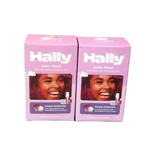 2x Hally Color Cloud Demi-Permanent Foaming Hair Dye Purple Avalanche Vegan