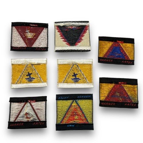 Vintage (Lot 8) Warner Artex Woven Silk Patches Knights Templar Masons EUC - Picture 2 of 10