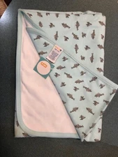  Dolphins Recieving Blanket - New w/Tags Gymbore Vintage NWT 2000 