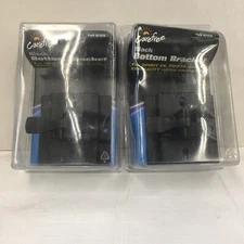 Pair (2) Carefree of CO 901019 Black Bottom Bracket For Spirit FX Fiesta Awnings