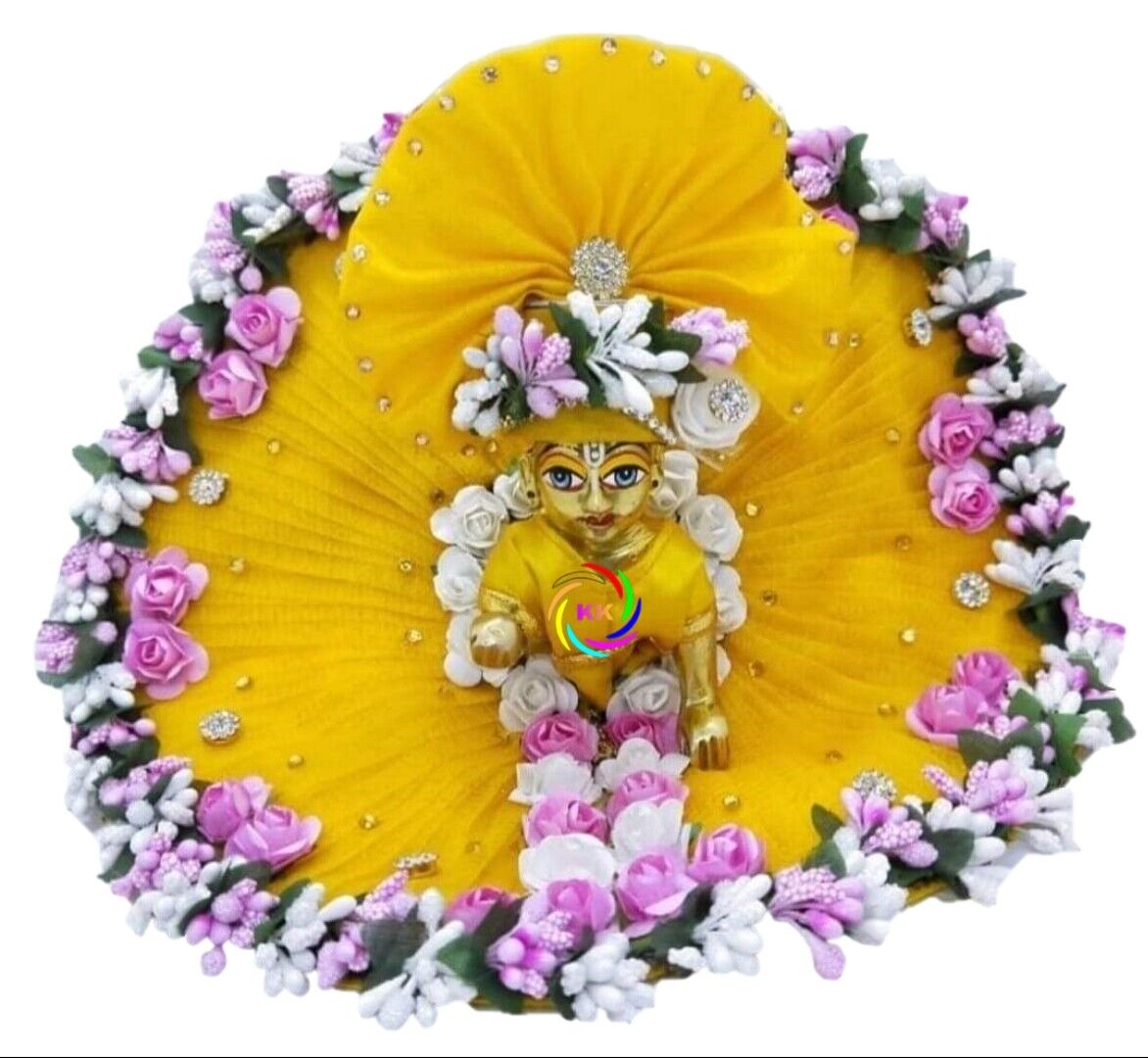 Laddu Gopal Yellow Dress with Pagdi for Krishnaji, Thakurji, Bal ...