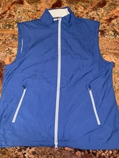 Southern Tide  Vest Men's medium Blue Fleece Lined golf hike  Outdoor