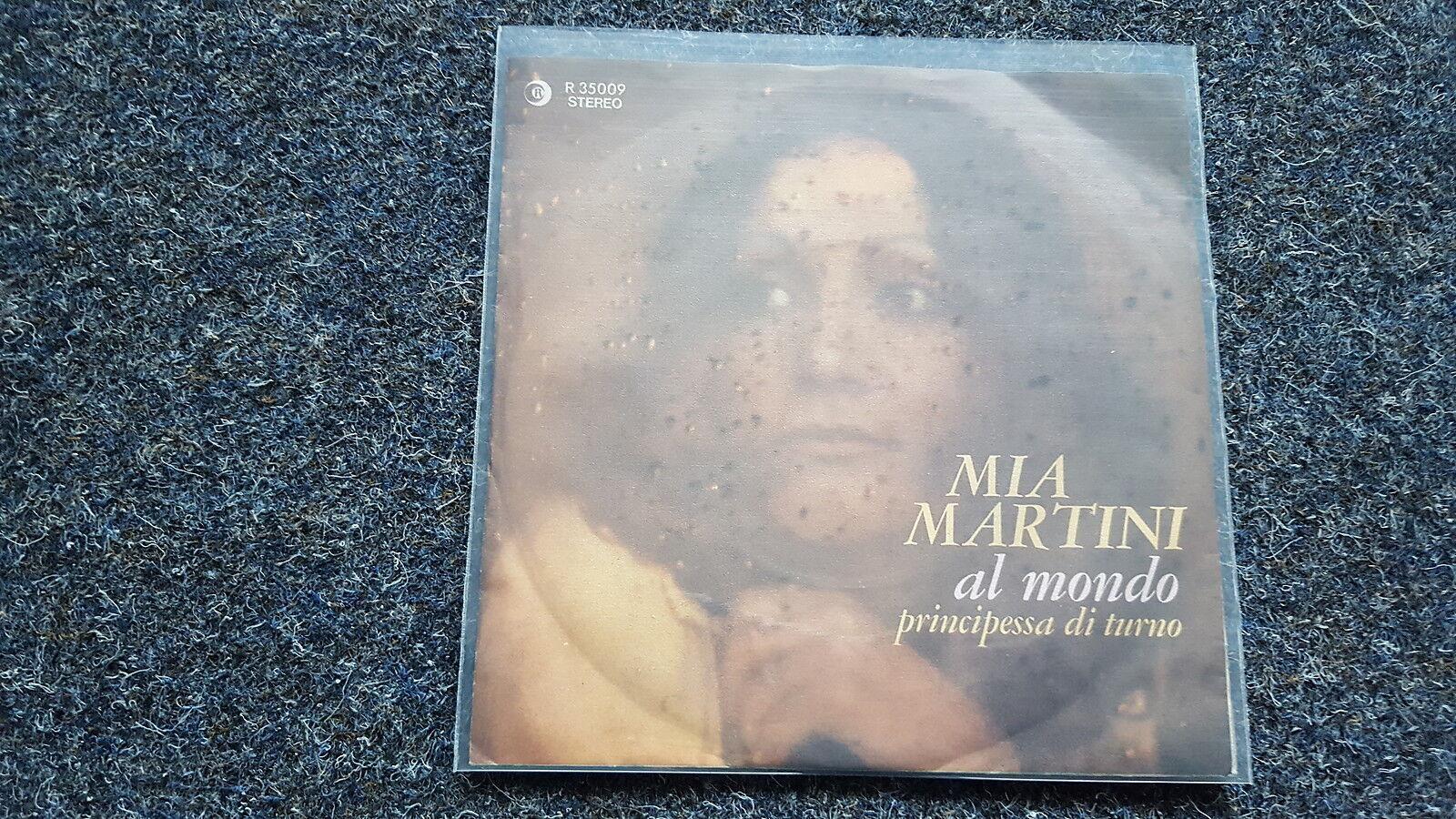 7"" Single Vinyl Mia Martini - Al mondo Italy