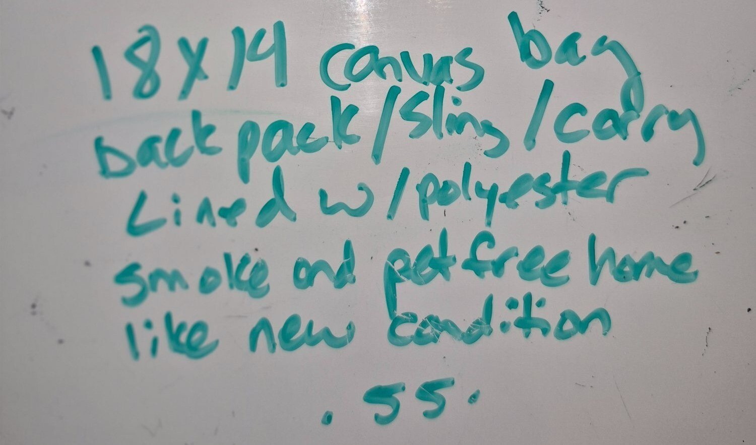 Rainbow Stripe Drawstring Backpack With Blue Inne… - image 8