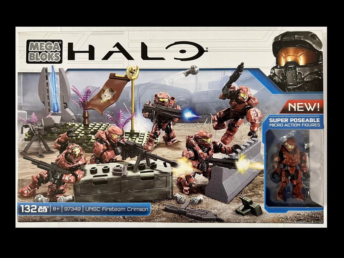 Halo Mega Bloks Fireteam Crimson Halo Bionicle Armor Mega Construx