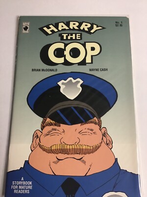 HARRY the COP #1 ~ McDonald, Cash, 1992, Independent, Slave Labor 8.0+