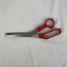 Clauss Featherlite 8.5 Inches Bent Shears Scissors Red Stainless Steel