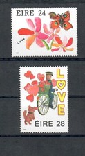 IRLANDE EIRE, 2 timbres YT 616 et 617 ** de 1987