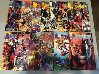 1993-94 Image Stormwatch - 13 Issue Lot (#0 1 3 4 5 6 7 8 11 12 13 14 15)
