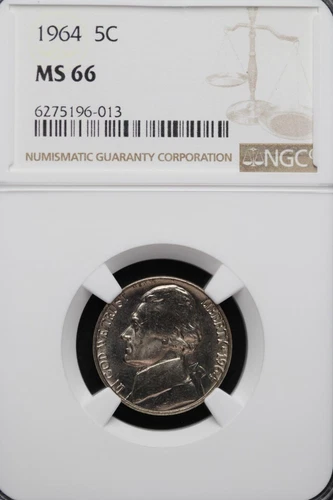 1964 Jefferson Nickel NGC MS66 *DoubleJCoins* 8006-33