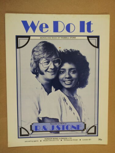 feuille de chansons WE DO IT R & J Stone 1975 - Photo 1 sur 1