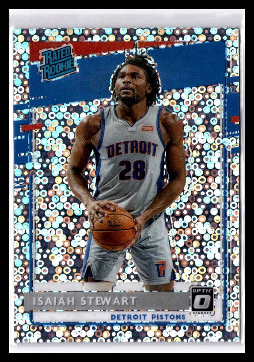 2020-21 Donruss Optic #166 Isaiah Stewart Fast Break Holo