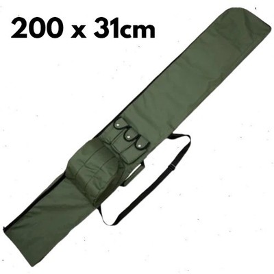Green Carp Holdall Carp Fishing Rod Carry Case Holder