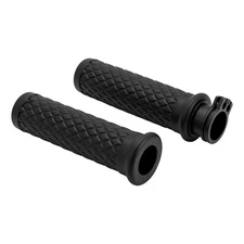 1" 25mm Cable Throttle & Hand Grips Rubber For Honda CL70 100 125 200 350 360
