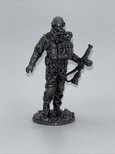 Tin toy soldiers. WW2. Combat Swimmer Red Army. USSR. 54 mm